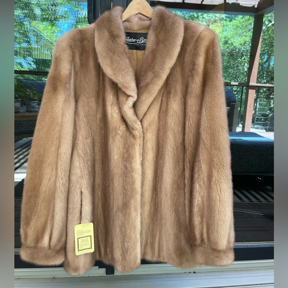 Gorgeous Blond Mink Jacket